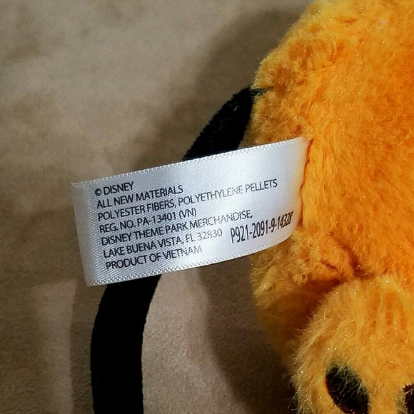 Vintage Disney Parks Authentic Plush Pluto Toy Dog - Picture 11 of 11